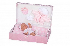 Пупс из сери Arias Elegance виниловый 26 см. в одежде, с постельными принадлежностями и аксессуарами (Arias, Т16337)